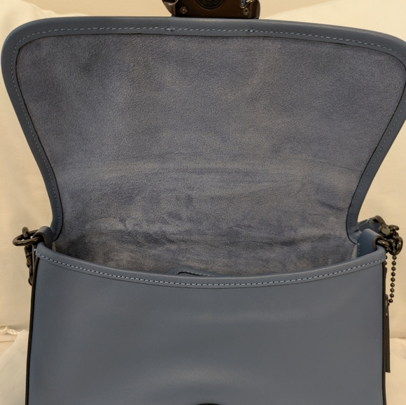 Coach Soft Tabby Shoulder Bag in Chambray (blue) - Picture 11 of 14